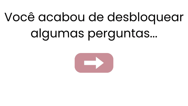Frase com botão de avanço